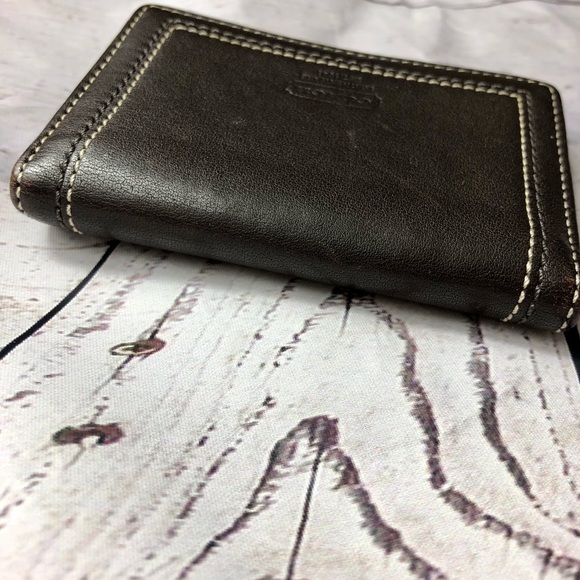 Coach Brown Leather Wallet - Picture 3 of 5
